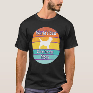 Camiseta Melhor Cairn Terrier Mãe