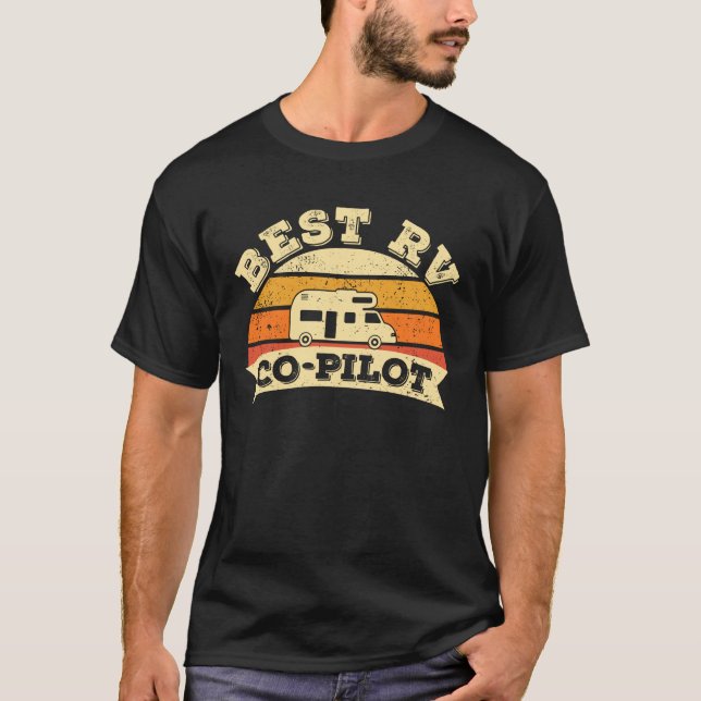 Camiseta Melhor Campanha de Campanha de Co-Piloto RV Carava (Frente)