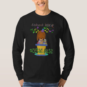 Camiseta Melhor Canino de Lixeira Deslixando Uso Poético