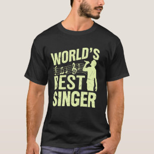 Camiseta Melhor Cantor Vocalista do Mundo