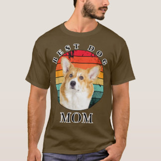 Camiseta Melhor Cão Mãe Corgi