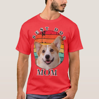 Camiseta Melhor Cão Mãe Pembroke Welsh Corgi