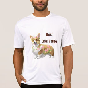 Camiseta Melhor Cão Padre Corgi para um bom humor