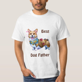 Camiseta Melhor Cão Padre Corgi para um bom humor