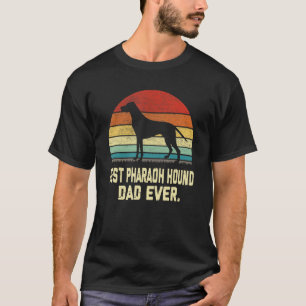 Camiseta Melhor Cão Pai Sabujo do Faraó Vintage de Sempre 