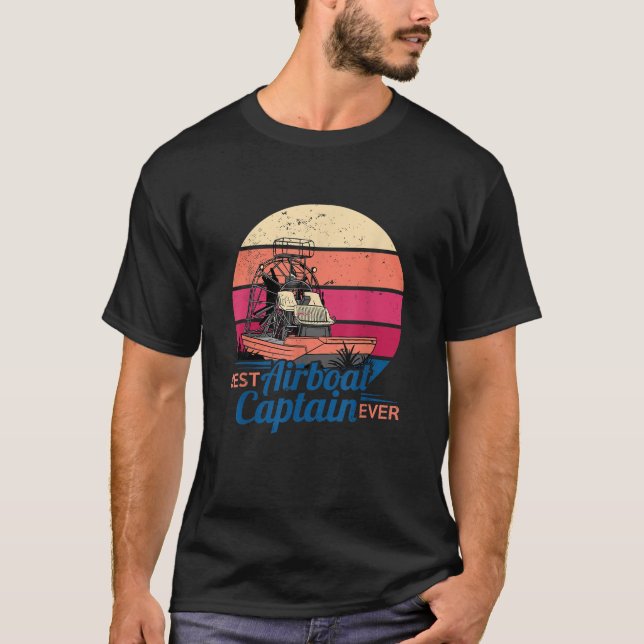 Camiseta Melhor Capitão de Avião Ever Florida Everglades Vi (Frente)