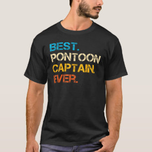 Camiseta Melhor Capitão de Pontão de Todos os Tempos Papai