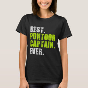 Camiseta Melhor Capitão de Pontão de Todos os Tempos Presen