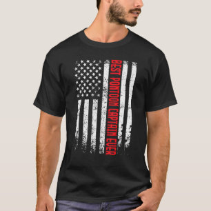 Camiseta melhor capitão de pontão, nunca Pontoon Botes 3