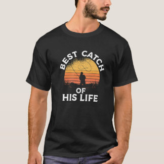 Camiseta Melhor Captura Da Sua Vida Caçando Pesca