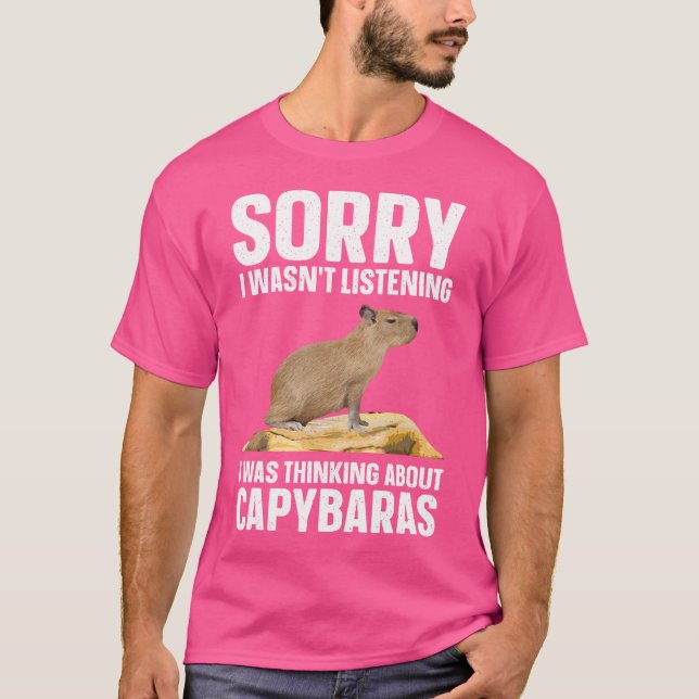 Camiseta Melhor Capybara Pet Rodent Capybara (Frente)