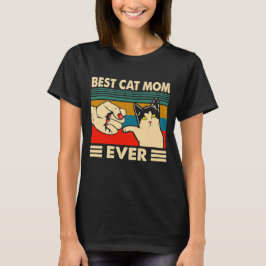 Camiseta Melhor Cat Mãe de sempre