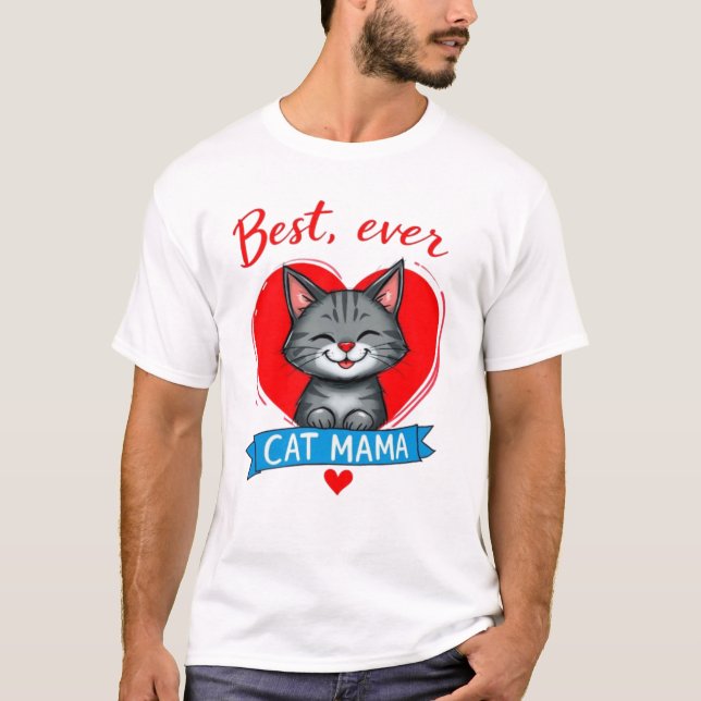 Camiseta Melhor CAT MAMA (Frente)