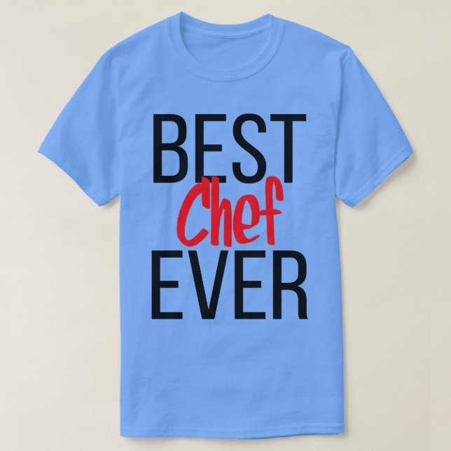 Camiseta Melhor Chef de Ever 1 (Frente do Design)