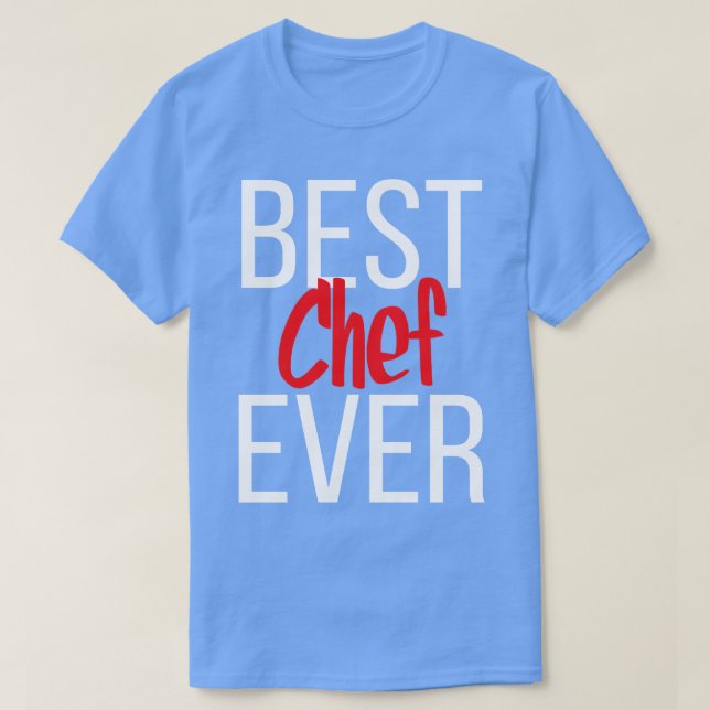 Camiseta Melhor Chef De Todos Os Anos 2 (Frente do Design)