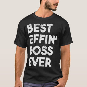 Camiseta Melhor Chefe Apreciação do Gerente de Chefes Engra
