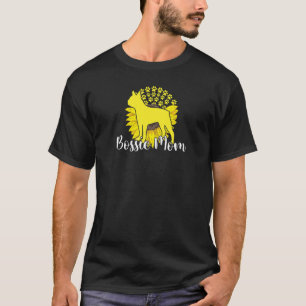 Camiseta Melhor Chefe das Mulheres Mãe Girassol Patas de Ca