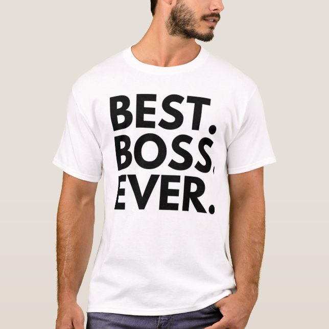 CAMISETA MELHOR CHEFE DE TODOS OS SEMPRE (Frente)