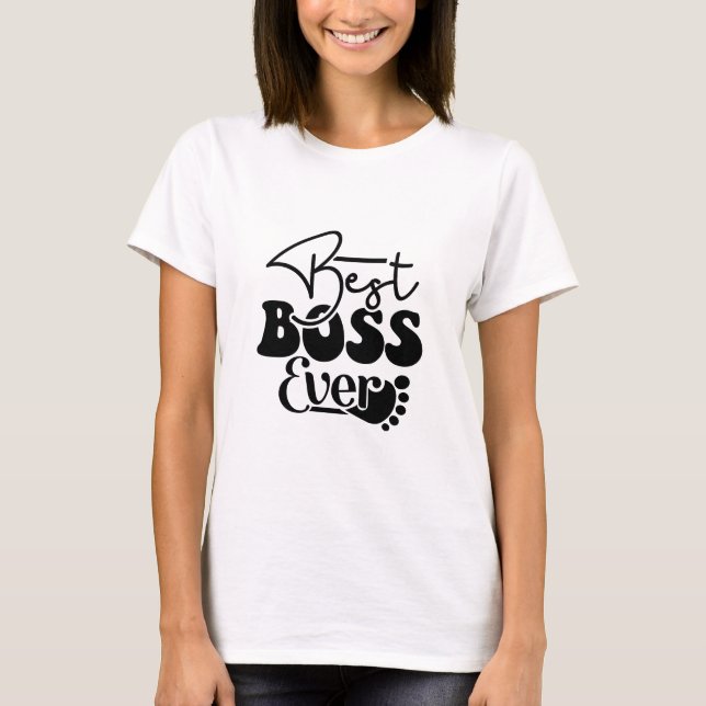 Camiseta Melhor Chefe de Todos os Tempos - Chefa  (Frente)