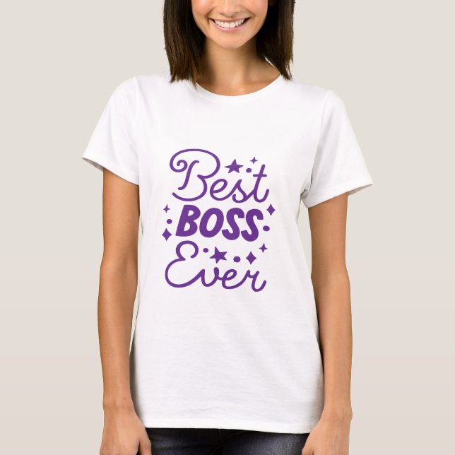 Camiseta Melhor Chefe de Todos os Tempos - Chefa (Frente)