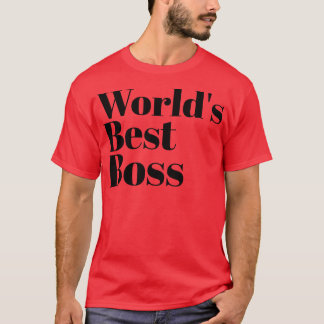 Camiseta Melhor Chefe do Mundo