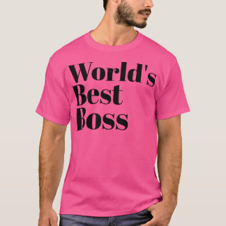 Camiseta Melhor Chefe do Mundo