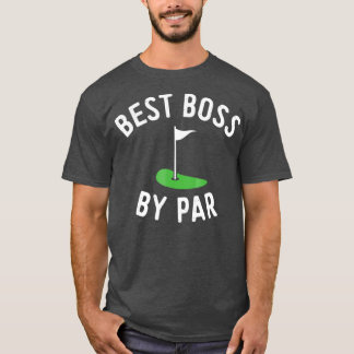 Camiseta Melhor Chefe do Presente de Par Golf Golf