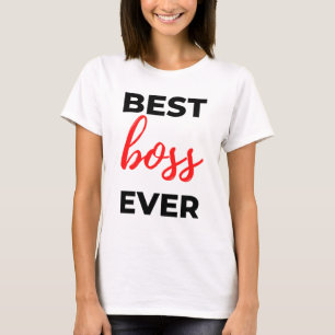 Camiseta Melhor Chefe Ever 2