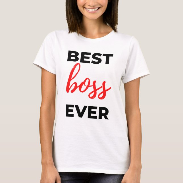 Camiseta Melhor Chefe Ever 2 (Frente)