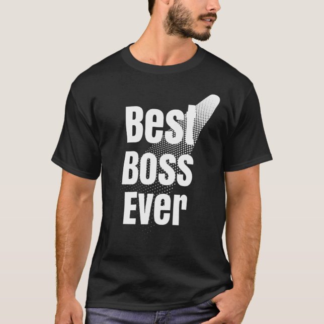 Camiseta Melhor Chefe Nunca (Frente)