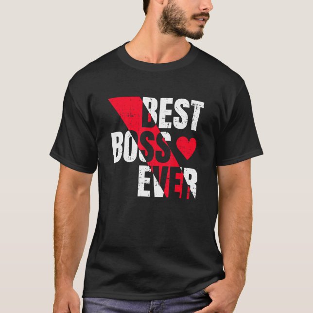 Camiseta Melhor Chefe Nunca Empreendedor Dia do Chefe de Em (Frente)