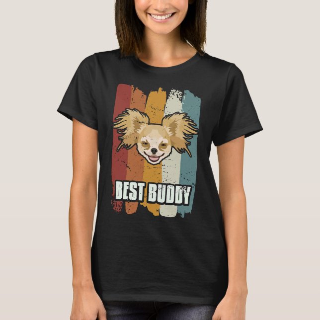Camiseta Melhor Chihuahua sorridente (Frente)