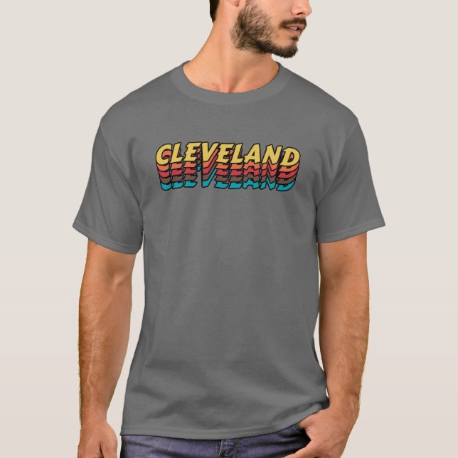 Camiseta Melhor cidade para visitar Cleveland - Nome da cid (Frente)