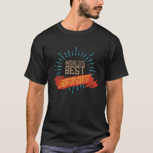 Camiseta Melhor cientista de laboratório do mundo Profissão