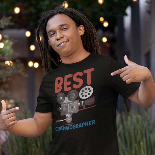 Camiseta Melhor Cinematógrafo - Diretor de Fotografia (Criador carregado)