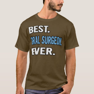Camiseta Melhor Cirurgião Oral Ideia de Presente de Anivers