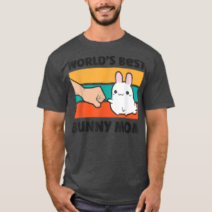 Camiseta Melhor Coelho do Mundo Mãe Coelho Bonito