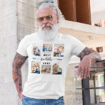 Camiseta Melhor Colagem de Fotografias do Avô Nunca Vovô<br><div class="desc">Celebre o "Melhor Avô de Sempre" com esta camiseta personalizada apresentando uma fabulosa colagem fotográfica de momentos queridos com seus netos. Feita com tecido macio e durável, esta árvore oferece conforto e estilo. O design personalizado mostra impressões vibrantes e claros de fotos memoráveis, fazer que seja um presente significativo e...</div>