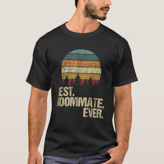 Camiseta Melhor Colega De Quarto Ever Flatmate Housemate Re