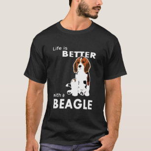Camiseta Melhor Com Um Feixe De Beagle