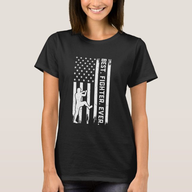 Camiseta Melhor Combate de Sempre - Muay Thai Flag (Frente)