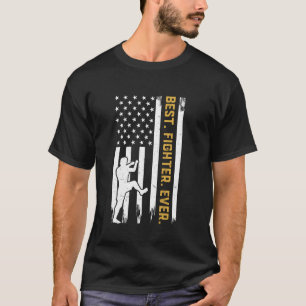 Camiseta Melhor Combate - Muay Thai Flag Thai Boxando Taila