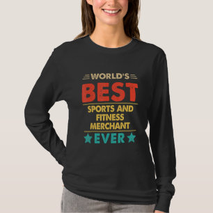Camiseta Melhor comerciante de esportes e fitness da Retro