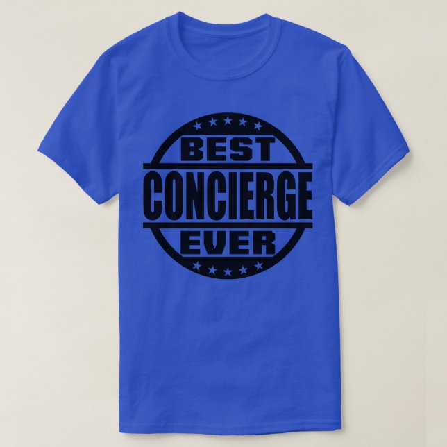 Camiseta Melhor Concierge Ever 1 (Frente do Design)