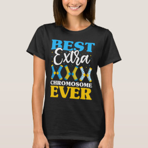 Camiseta Melhor Consciência da Síndrome do Cromossoma Extra