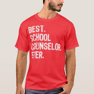 Camiseta Melhor Conselheiro Escolar De Natal Engraçado