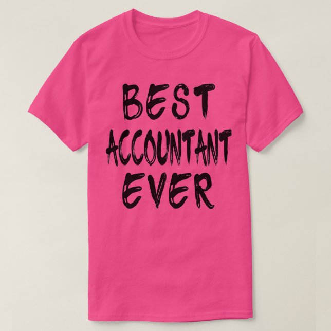 Camiseta Melhor Contabilista 27 (Frente do Design)