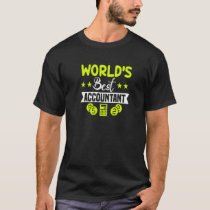 Camiseta Melhor Contador do Mundo Contabilidade CPA