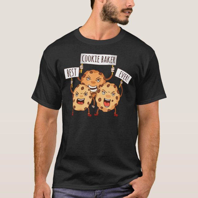 Camiseta Melhor Cookie Baker Já Fez Cookies Frescos (Frente)