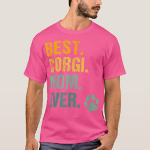 Camiseta Melhor Corgi Mãe Alguma Vez Retro Corgi Dog Aloja